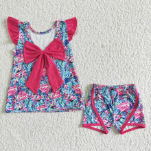 Load image into Gallery viewer, Pre-order RTS from Supplier Pink Flamingo Shorts Set
