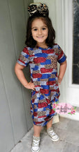 Load image into Gallery viewer, Wild And Free Paint Stroke Mommy &amp; Me Tshirt Dress W/ Pocket - Kids

