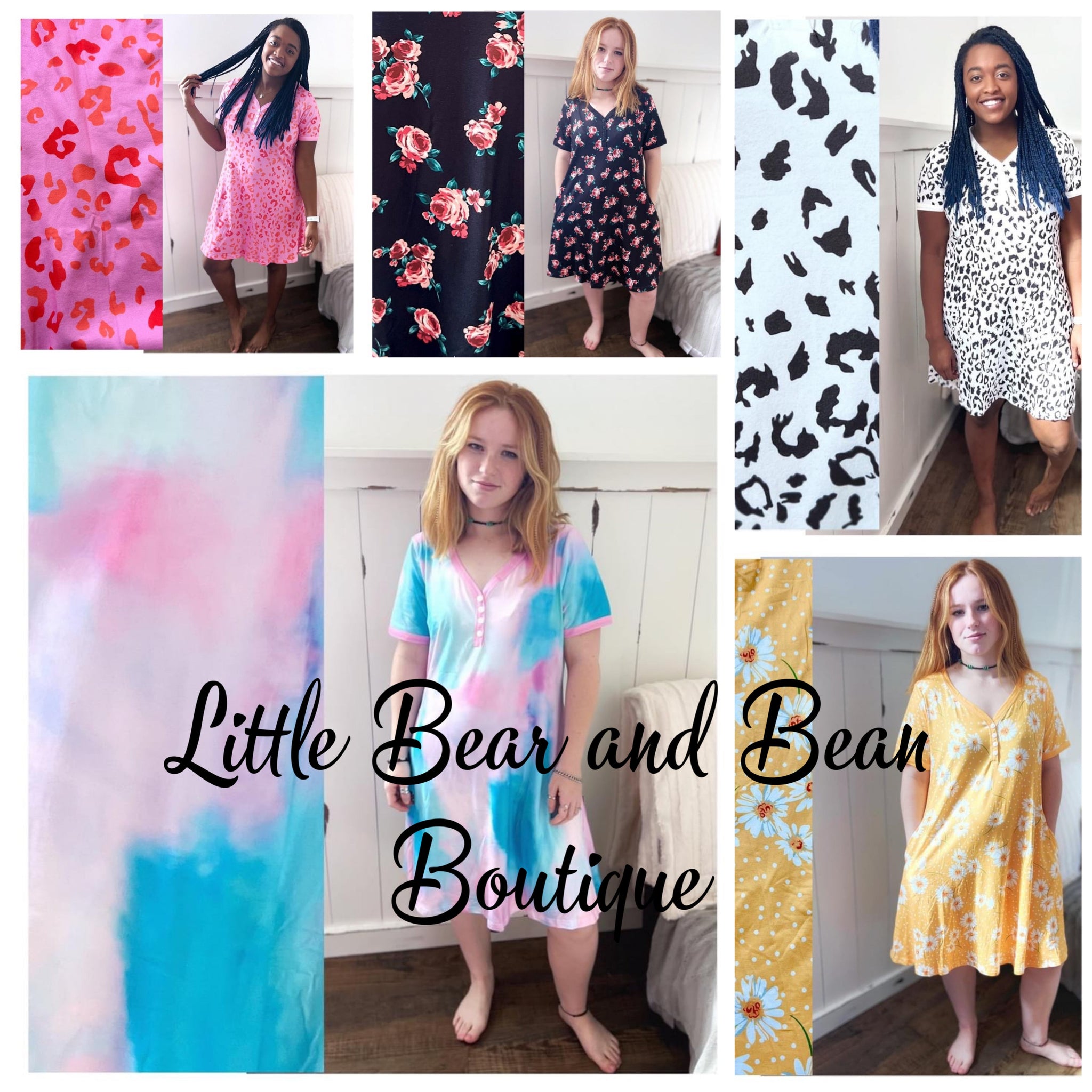 Ladies Lounge Dress – Little Bear and Bean Boutique, LLC