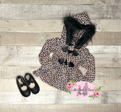 Baby girl leopard print jacket