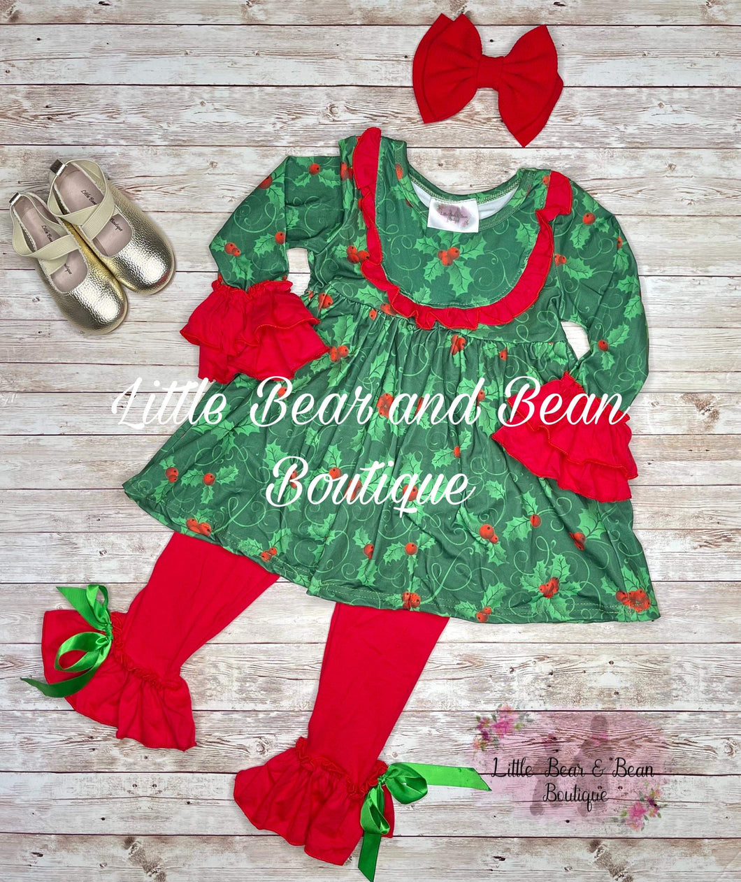 Christmas Holly Belle Set