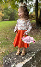 Load image into Gallery viewer, Autumn Leaves Twirl Dress
