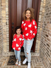Load image into Gallery viewer, Mommy and Me Long Sleeve Heart Top
