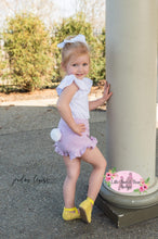 Load image into Gallery viewer, Lilac Bunny Bummie with Removable Tail
