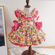 Load image into Gallery viewer, Pink Rose Petticoat Dress with Bloomers
