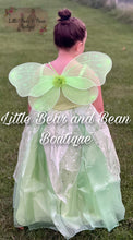 Load image into Gallery viewer, Frog Princess or Fairy Dress with Wings
