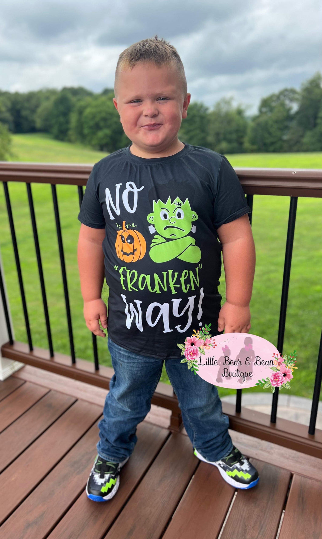 Mommy & Me No Franken Way T Shirt - Kid