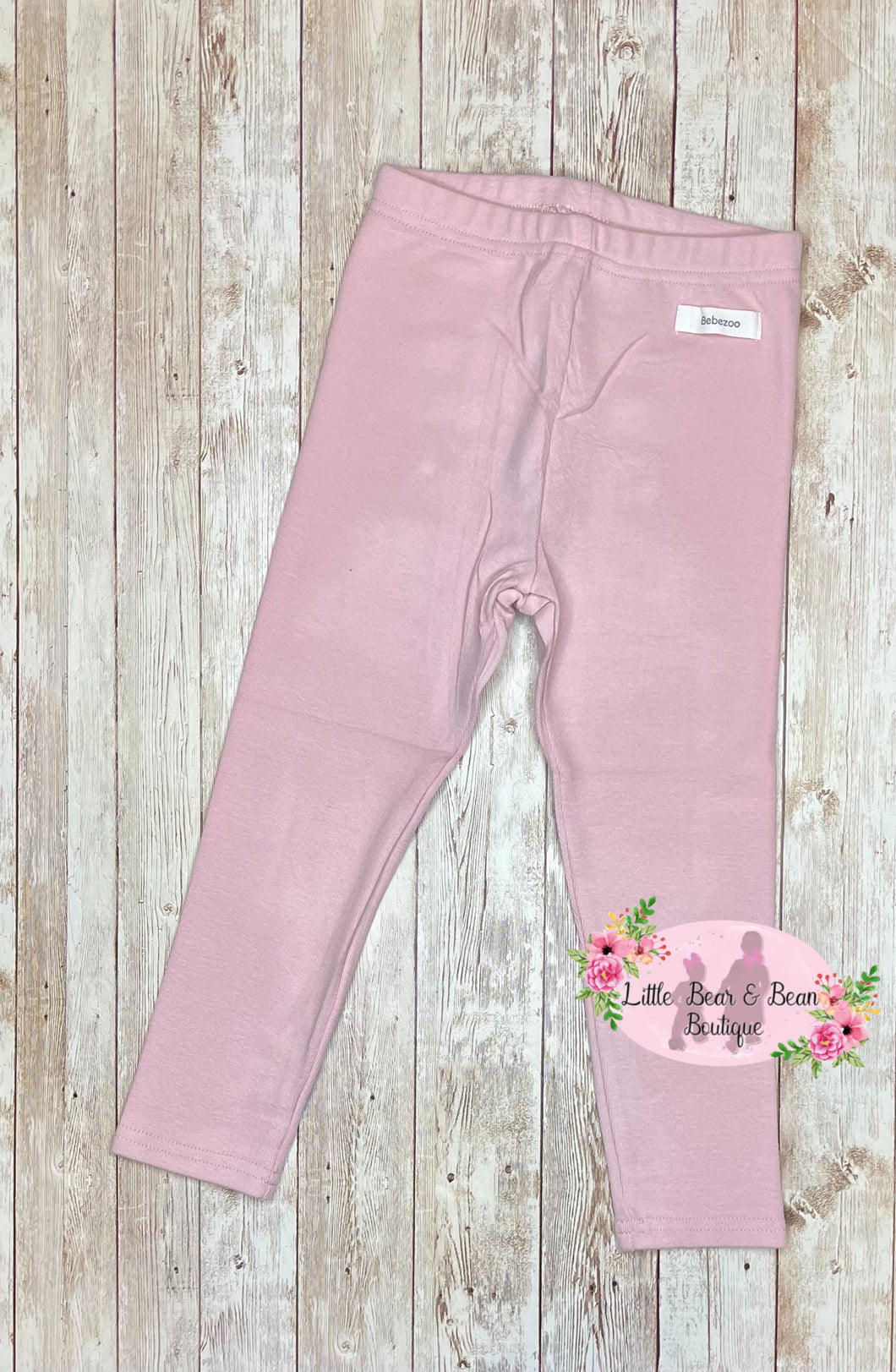 Thick Solid Leggings-Pink