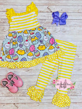 Load image into Gallery viewer, Hatching Eggs Twirl Dress Set
