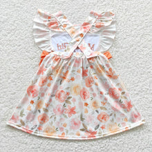 Load image into Gallery viewer, Pre-order RTS from Supplier Orange Mama’s Girl Embroidery Dress

