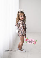 Load image into Gallery viewer, Cheetah Rabbit Hooded Romper

