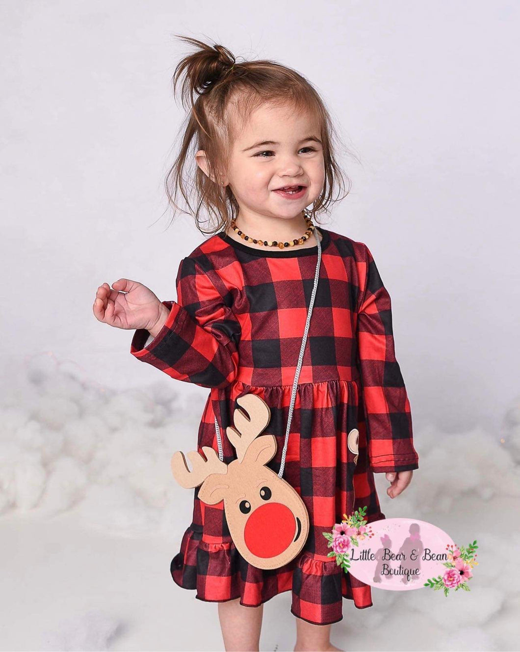 Reindeer Dress With Matching Accessories