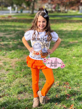 Load image into Gallery viewer, Pumpkin Spice Double Skirted Leggings Set
