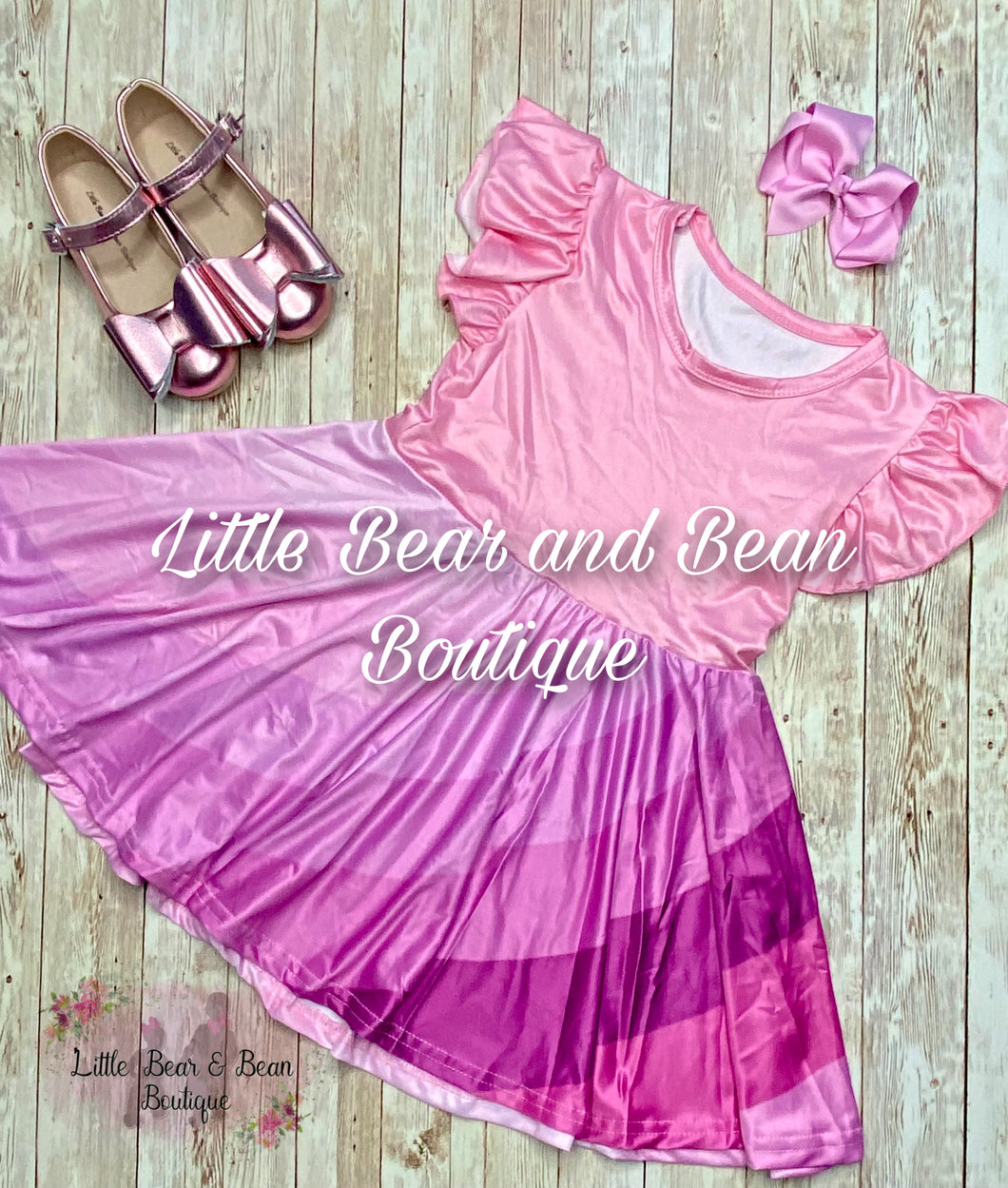 Size 12/18m- Shades of Pink Twirl Dress