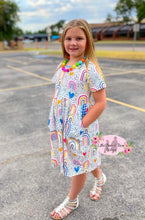 Load image into Gallery viewer, Rainbow Dot Dress
