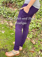 Load image into Gallery viewer, Ladies Leggings Purple Full Length
