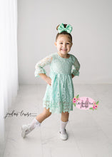 Load image into Gallery viewer, Mint Lace Dress
