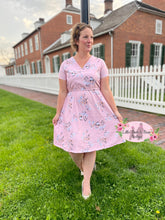 Load image into Gallery viewer, Mommy &amp; Me Blush Floral Dress- Ladies
