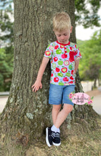 Load image into Gallery viewer, Size 6/12M- Sweet Little Apple Button Shirt
