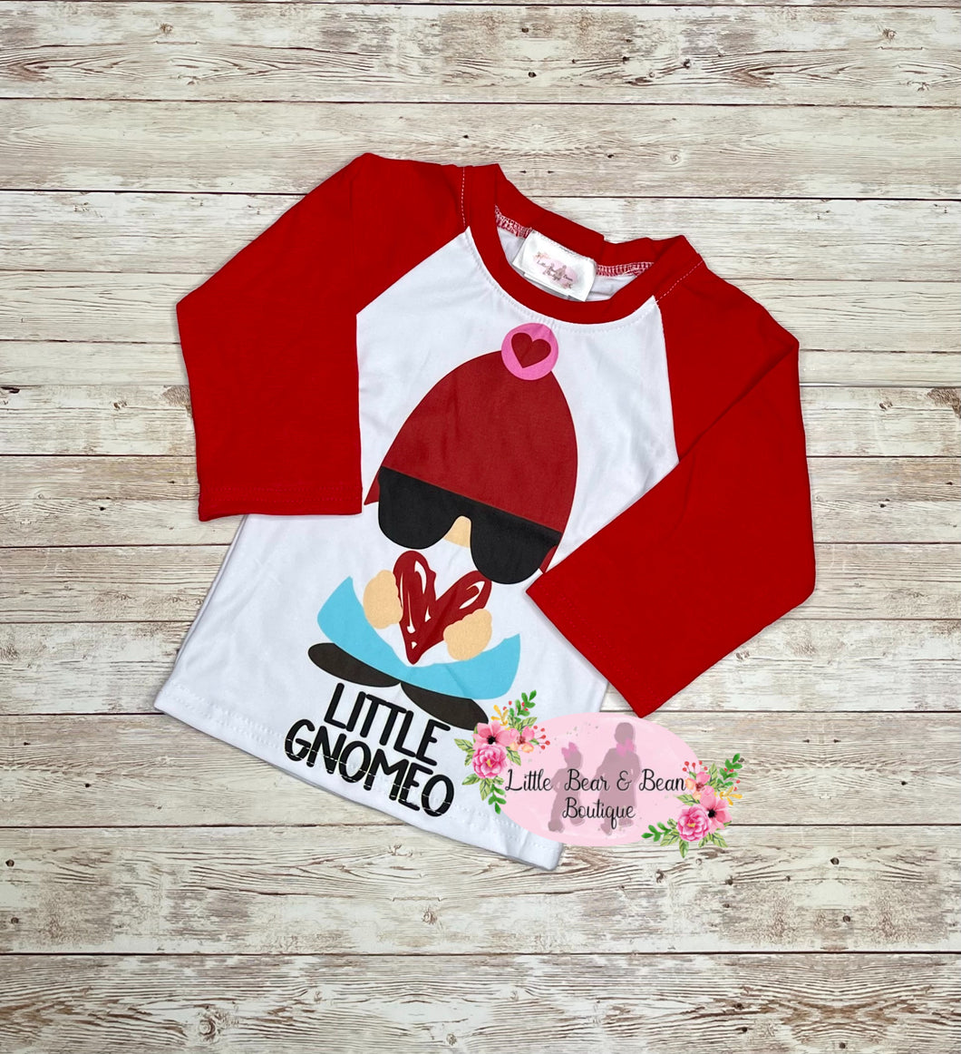Size 6/12M- Little Gnomeo Long-sleeved Shirt