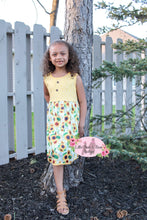 Load image into Gallery viewer, Sunflower Dot Dress
