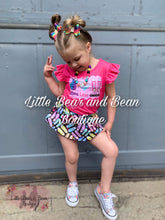Load image into Gallery viewer, Peace Love Chucks Skirted Bummie Set

