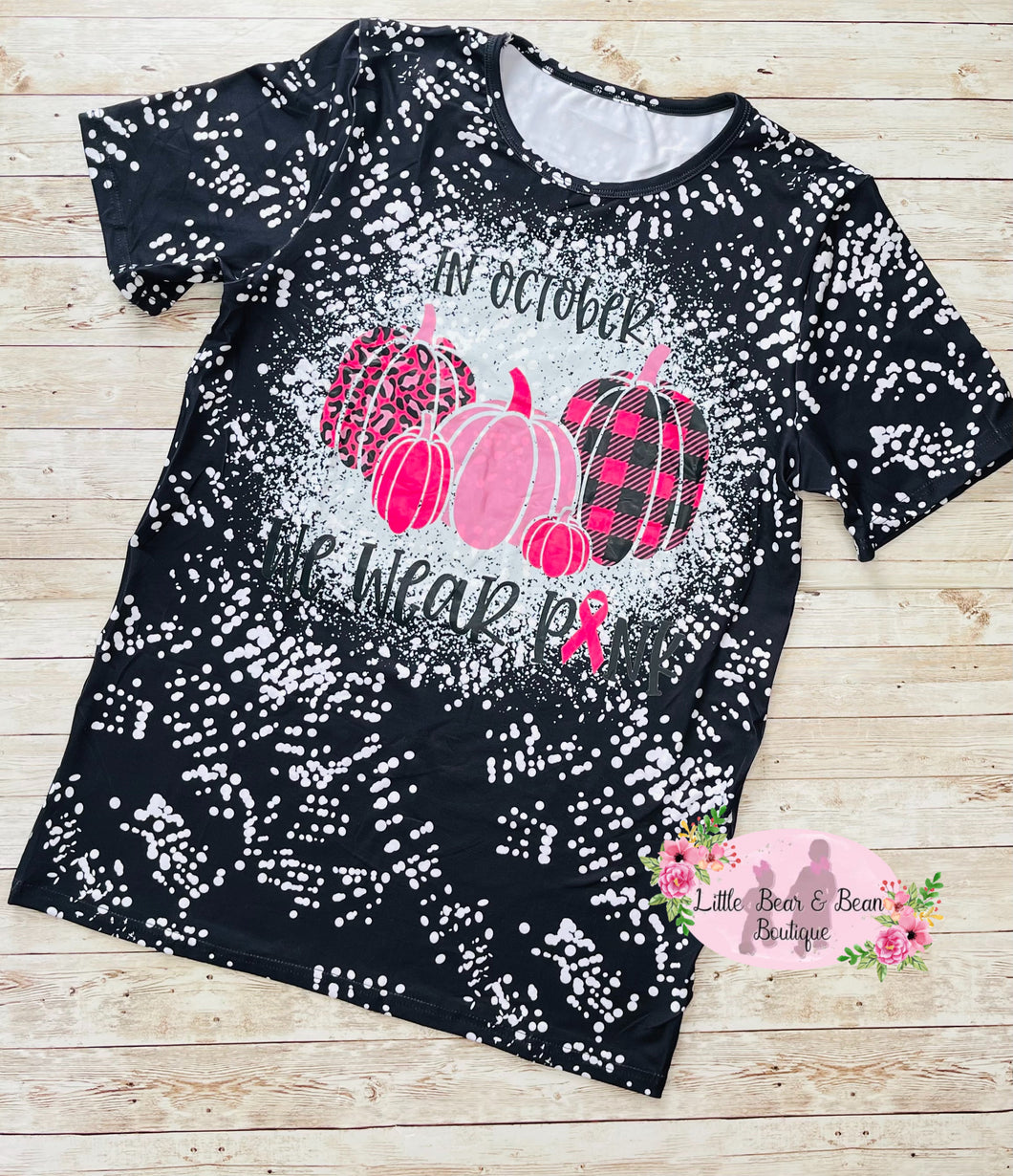 Size Small- Mommy & Me October We Wear Pink Top - Ladies