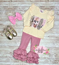 Load image into Gallery viewer, Love is Kind Ruffle Belle Set
