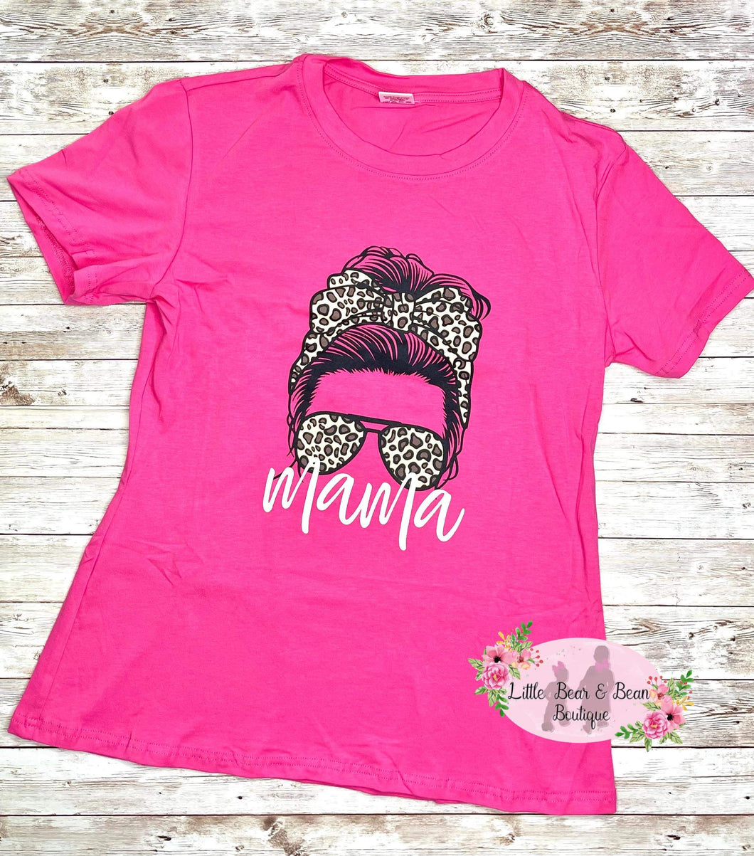 Ladies Pink MaMa Shirt