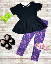 Load image into Gallery viewer, Witches Night Peplum Legging Set
