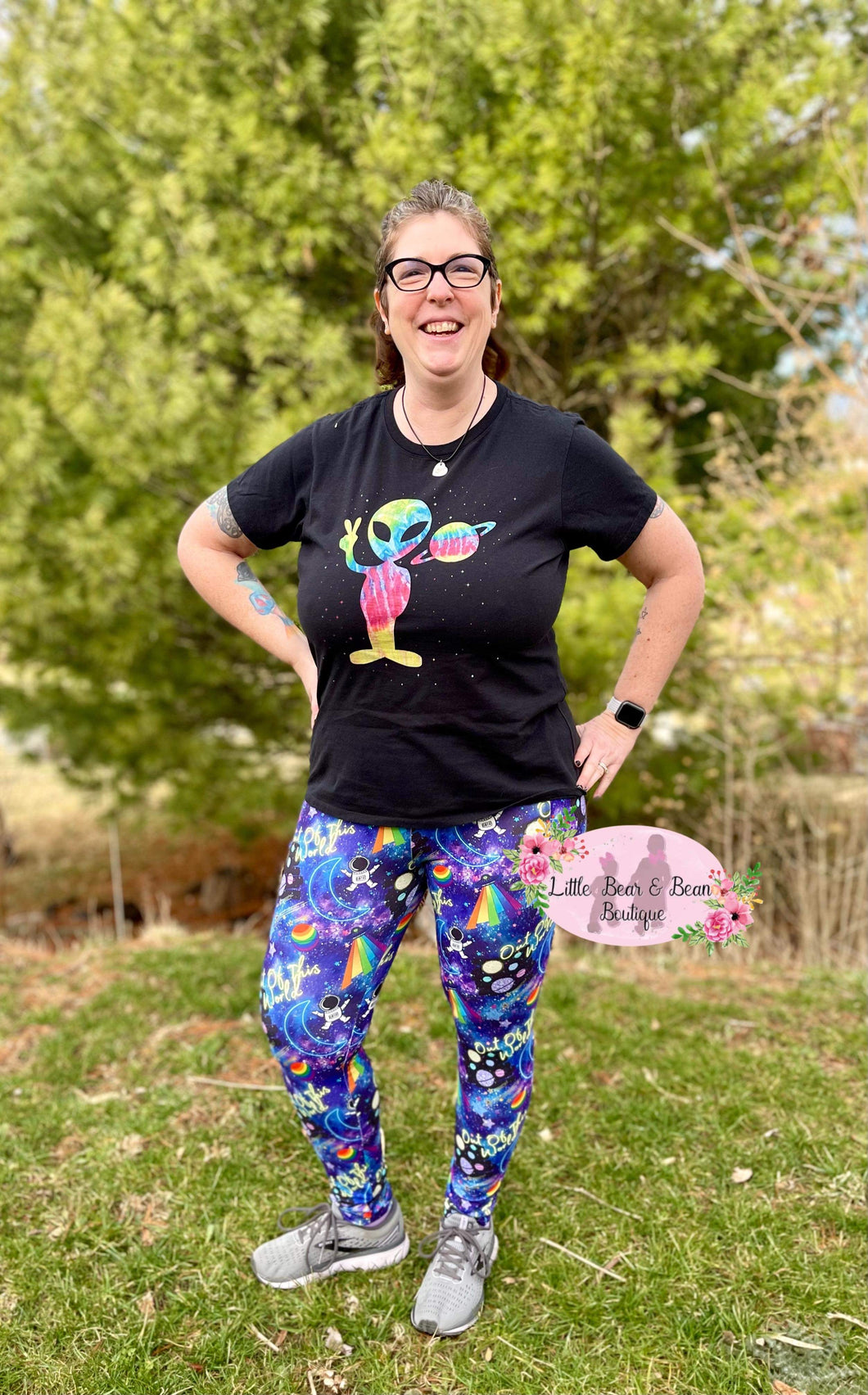 Ladies Out of this World Leggings with Pockets