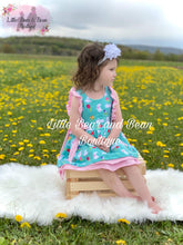 Load image into Gallery viewer, Bunny and Tulips Ruffle Dress
