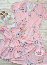 Load image into Gallery viewer, Mommy &amp; Me Blush Floral Dress- Ladies
