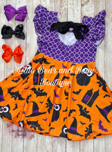 Load image into Gallery viewer, Perfect halloween twirl dress
