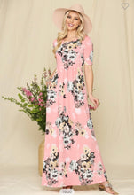 Load image into Gallery viewer, Ladies Pink Floral Maxi
