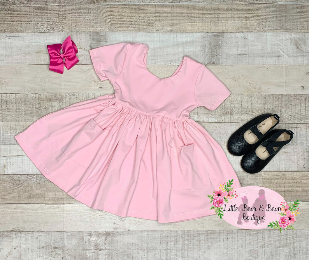 Mauve Pink Twirl Dress