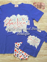 Load image into Gallery viewer, Mommy and Me  &quot;God Bless America &quot; Bummie Set
