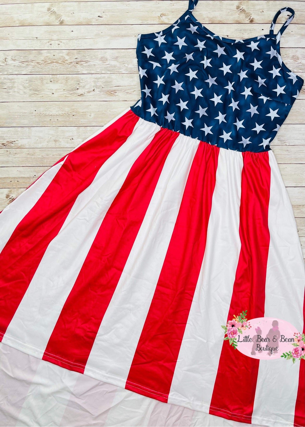 Mommy & Me Flag Dress- Ladies XL