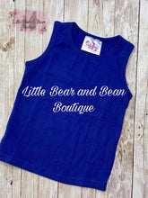 Load image into Gallery viewer, Solid Cotton Tank Blue
