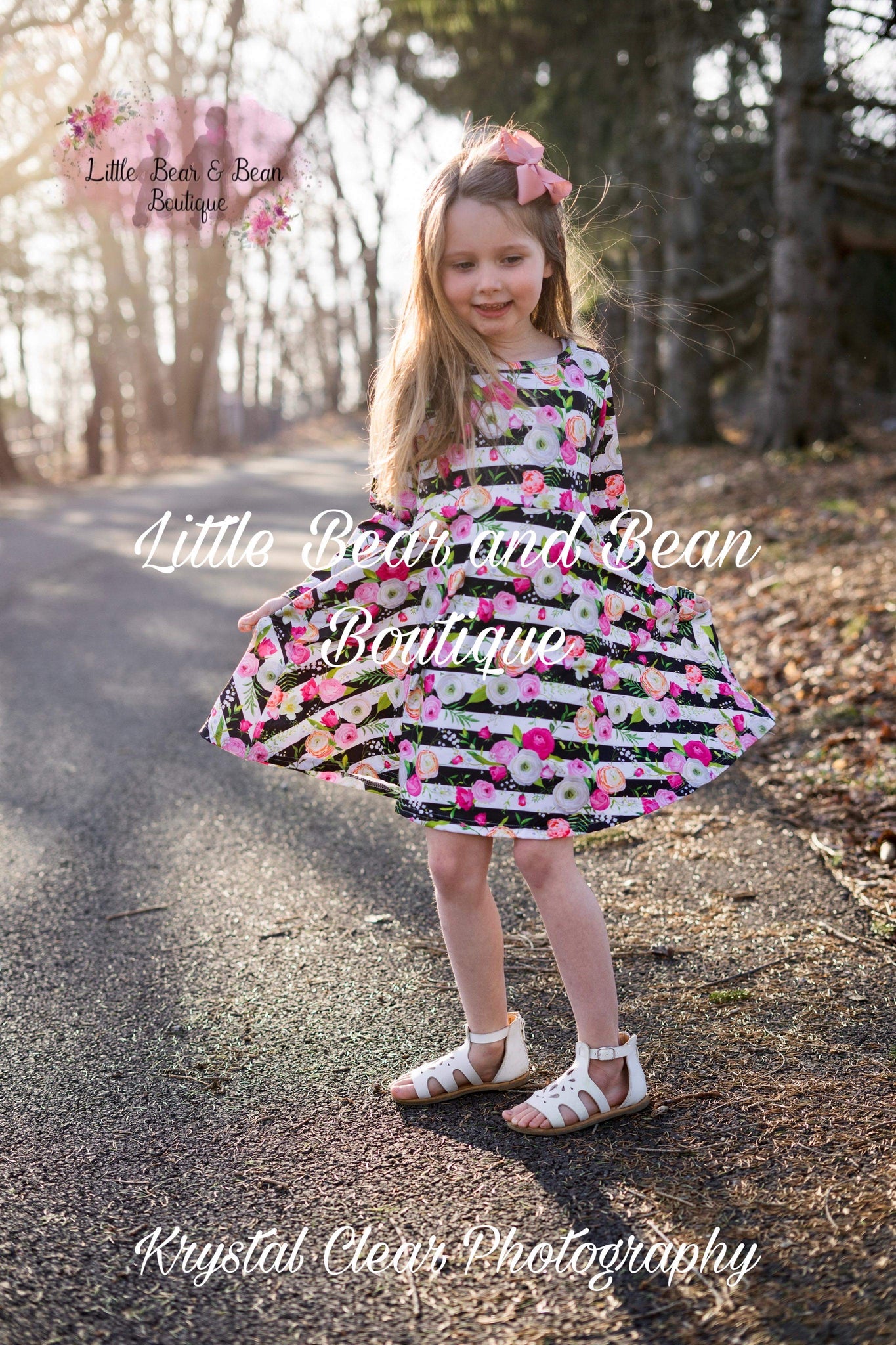 black and white striped dress with pink flowers Zebra Dress Black White Pink Floral Cherry Blossom Daisy Design Geometric Stripe Lined Print