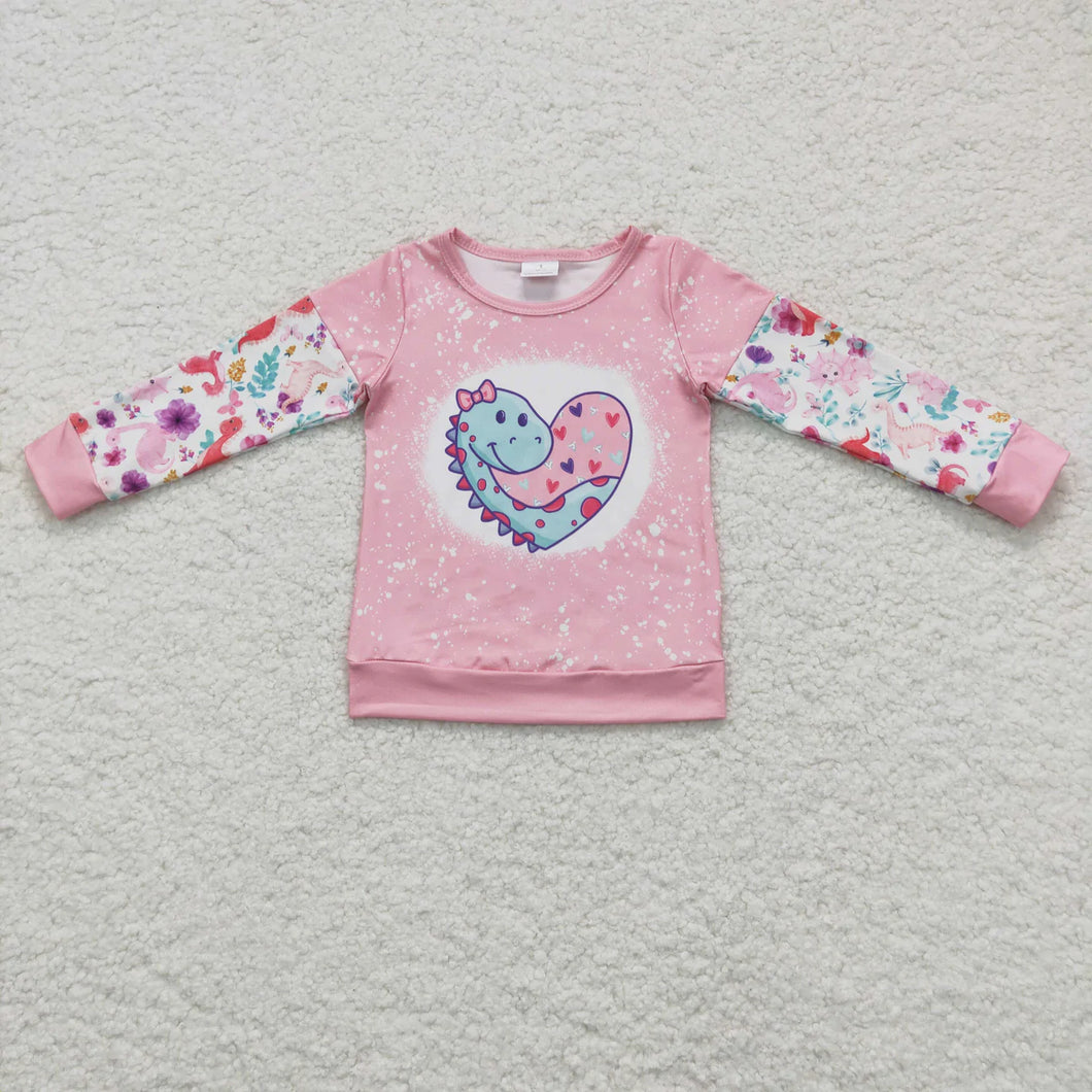 Pre-order RTS from Supplier Pink Dino Pull-Over