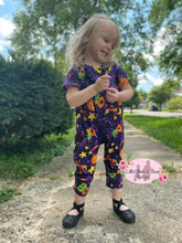 Load image into Gallery viewer, Little Halloween Boo Cat Alley Cat Romper
