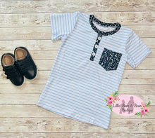 Load image into Gallery viewer, Composition Book Button Shirt
