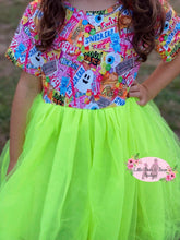 Load image into Gallery viewer, Decide on lime green tutu dress

