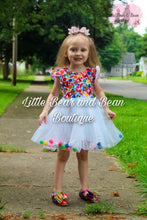 Load image into Gallery viewer, Gumball Tulle Pom Pom Dress
