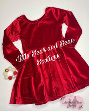 Load image into Gallery viewer, Size 4T- Cabernet Velvet Dress
