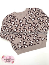 Load image into Gallery viewer, Luxe Taupe Leopard Sweater
