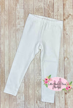 Load image into Gallery viewer, Thick Solid Leggings- White
