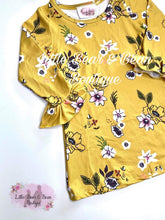 Load image into Gallery viewer, Size 12/18m- Mustard Fall Floral Dress
