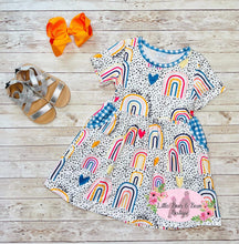 Load image into Gallery viewer, Rainbow Dot Dress
